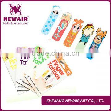 Newair temporary cartoon kids finger tattoos