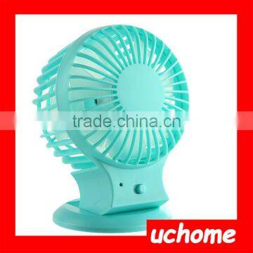 UCHOME Promotion Gift Summer Mini Rechargable Fan With Led Light for Outdoor and Office photo-3
