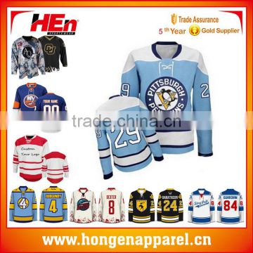 Sublimation Custom Team Blues Hockey Jersey