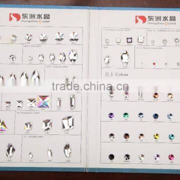 DZ-3018 Point Back Aquamarine Drop Crystal Stone for Dresses photo-4