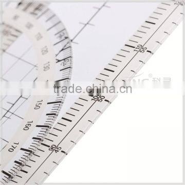 Kearing Top Rated Plastic Navigation Chart Plotters With Rotating Prtractor Nautical Miles Plotter photo-2