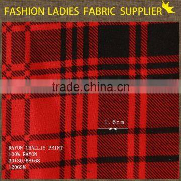 Cicheng Brand Stripe Design 100% Rayon Chaliis Print Fabric photo-2