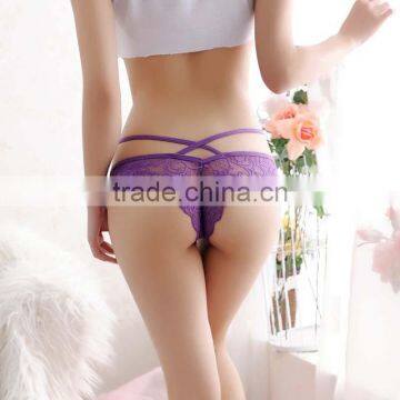 Stock Hot Sale 2016 New Sey Lace Women Panties Lady's Underwear Briefs Intimates Bandage Transparent Panties Sey Lingerie g Stri photo-3