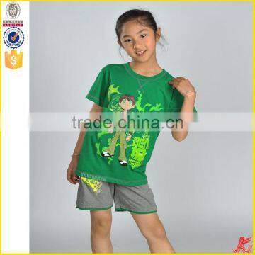 New Style Print Beautiful Girl T-shirt Latest Design Printed Cotton T-shirt photo-2