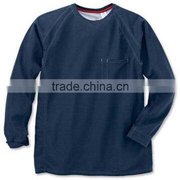 Custom Casual Streetwear Without Hood Design and 100%Cotton Material Printed Sweatshirt With Chest Pocket photo-2