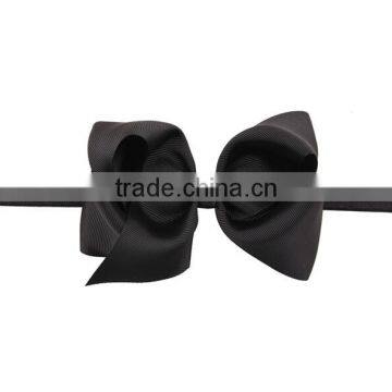 F40634A Girls Hairhands Colorful Beautiful Bowties Girl Headband photo-4