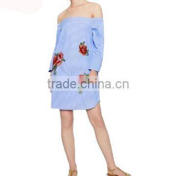 Yihao Dongguan Humen Fantasy New Modeldress Elegant Hand Embroidery Designs for Women photo-3