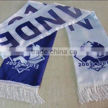 printed custom football scarf