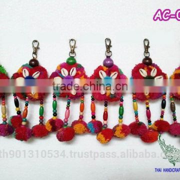 Key Chains Accessories Hill Tribe Handmade