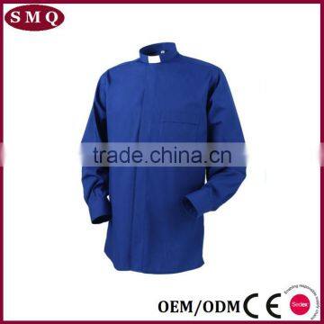 USA Hot Sale Custom Tab Collar Cotton/polyester Clergy Shirt photo-5