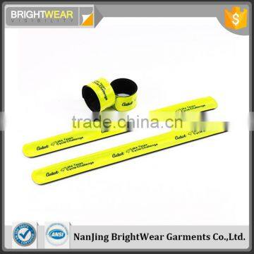 Promotional custom design reflective PVC slap band