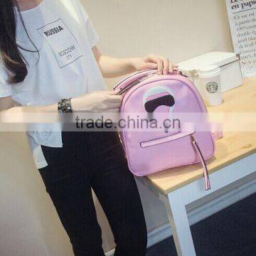 High Quality Silicon Feeling PEVA Lady Hand Bag With Pocket