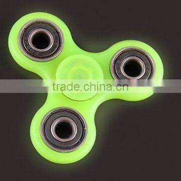 Fingertip Gyro Luminous Plate Finger Gyro Three Leaf Glowing Fingertip Spiral Adult Children Fluorescent Finger Helix photo-4