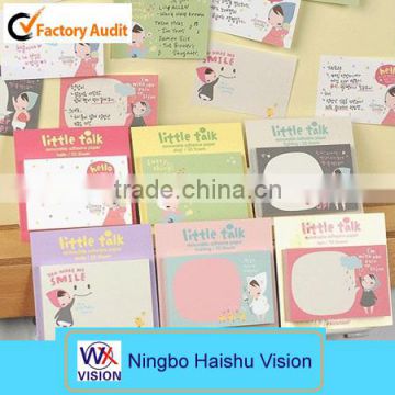 So Lovely Promotional Note Pad Custom Size and Shape Sticky Note Pad