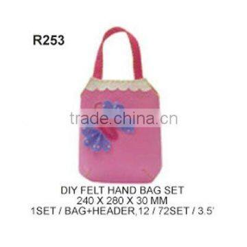 for kids(R253) DIY FELT HAND BAG SET