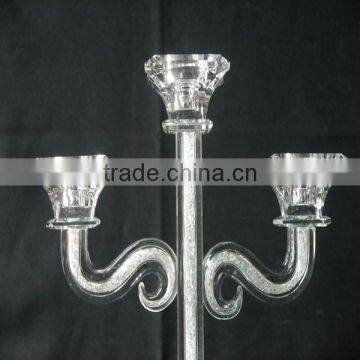 Hot Sale !!! Unique Crystal Candle Holders Wedding Table Decorations JKC-0010 photo-4