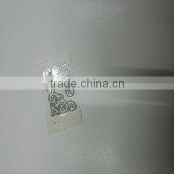Gold Color Electroforming Metal Foil Sticker, Electrical Appliances Metal Logo, Brand Sticker