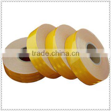 PET excellent quality acrylic adhesive tape yellow reflecitive tape