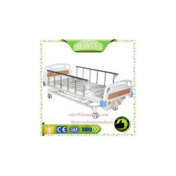 MDK-T5611K  China Supplier Hospital Furniture Bed Medical Manual Bed With Siderail Price