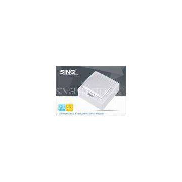 Single gang 1 / 2 way  white Wall Switch Socket , modern light switches