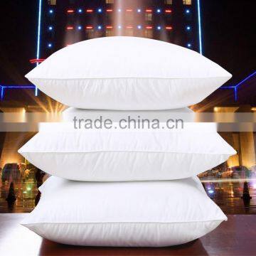  supplier hotel 100%cotton fabric pillow case filled 3D Microfiber travel pillow