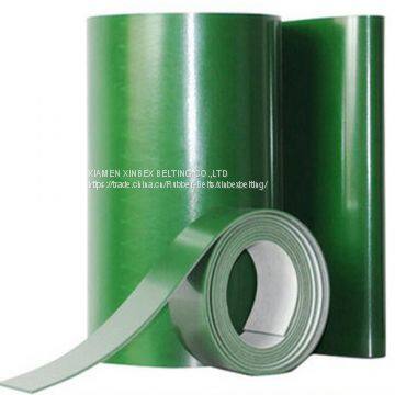 2mm Ply Green Conveyor Belt Smooth PVC Top Fabric Rough Bottom PB-G20 photo-2