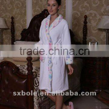 TWO WINGS women's fashion bathrobe for spa