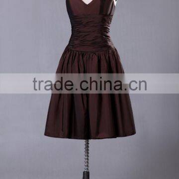 2017 Simple Style Cap Sleeves Red Prom Gown ED134 photo-4