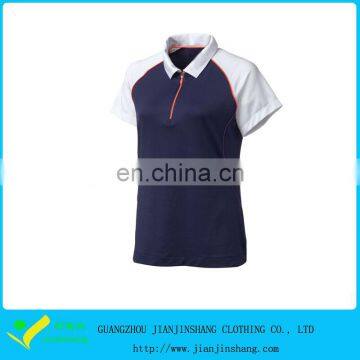 High Grade Custom Ragaln Sleeve Performance Zip Woman's Golf Outfits