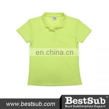 Promotional Women's Lapel Polyester T-shirt(JA106GN)