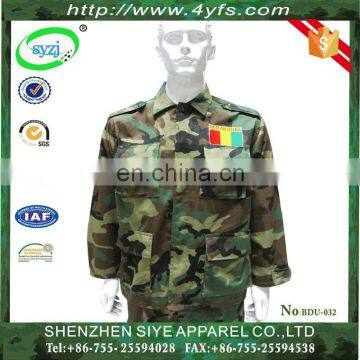 Factory Price 100% Cotton Battle Dress Uniform Military Uniform for American Army