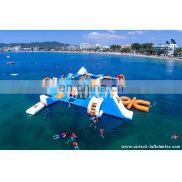 Costumized inflatable floating water park, inflatable water amusement park for adult