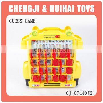 2014 new kids plastic intelligent board games toy guess who machine