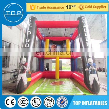 Professional happy hop inflaveis soccer inflable football rugby games for kids and adults