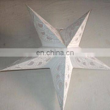 EMBROIDERY WORK PAPER STAR LANTERNS FROM INDIA