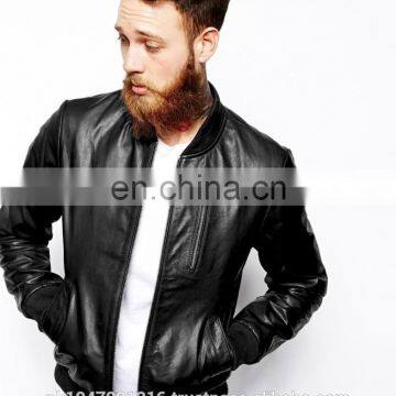 Nappa Bomber Leather Jacket for Men 100% Leather