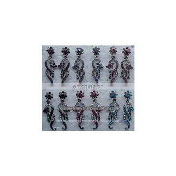 Antique Rhinestone Earrings Exporter, Rhinestone Earring Manufacturer photo-6