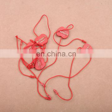 Custom Brand Directly Manufacturing Clothing Cloth String Seal Tag