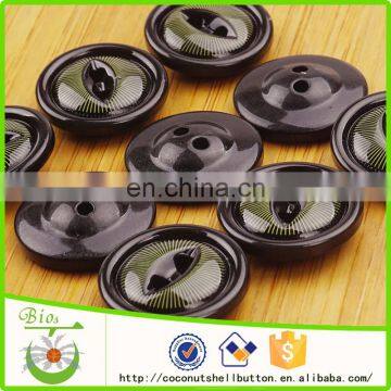 2 holes fish eye custom made natural tagua corozo lady suit buttons