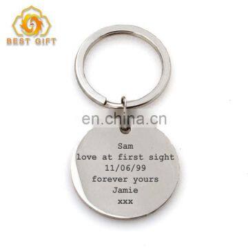 Factory Custom Logo Metal Coin Keyring