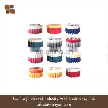 Wholesale Round Plain Polyester Wedding Table Cloth photo-1