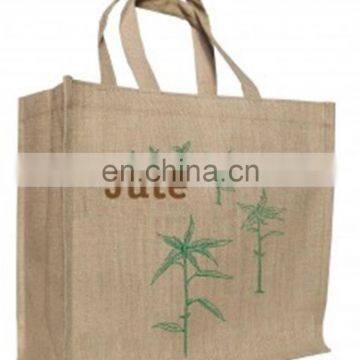 ISO/BSCI Pretty design pp woven bag custom made foldable jute shopping bag