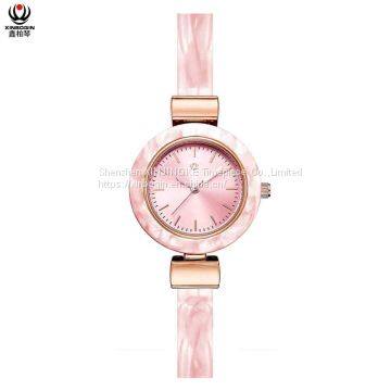 XINBOQIN Supplier Custom Brand Luxury Ladies Luxury Japan Movement PC21 Quartz Acetate Watch photo-2