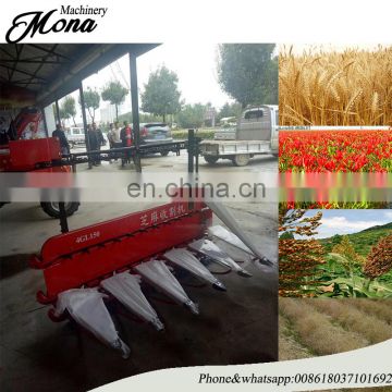 Mini wheat paddy cutter combine harvester machine rice reaper binder