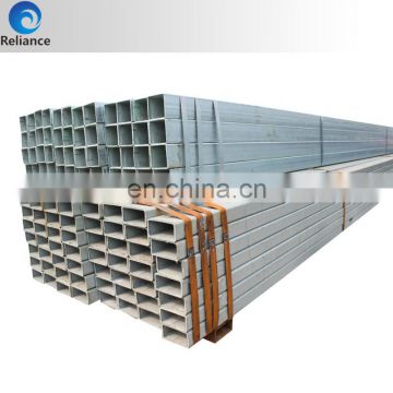 General plain ends bs1387 galvanized square steel pipe