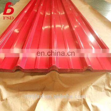 6ft/8ft/10ft/12ft ppgi galvanised corrugated zinc roofing steel sheet