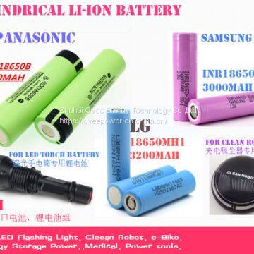 Lithium ion Battery,Li-ion Rechargeable battery -18650-SDI,LG,Panasonic