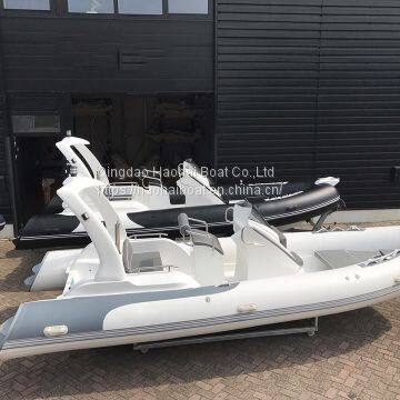 19ft rid boat with engine high speed patrol boat rib 580