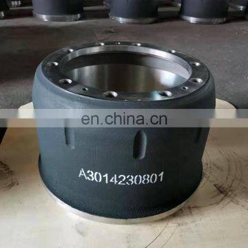 Truck parts rear brake drum a3014230801 for Germany truck