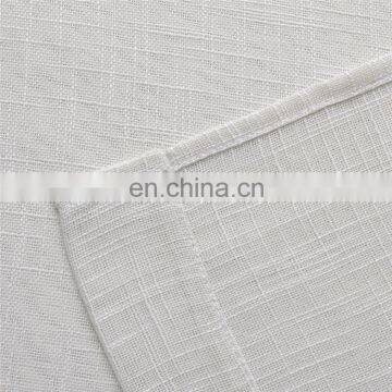 White Sheer Curtain Linen Look Sheer Curtain Fabric Curtains for the Living Room photo-6